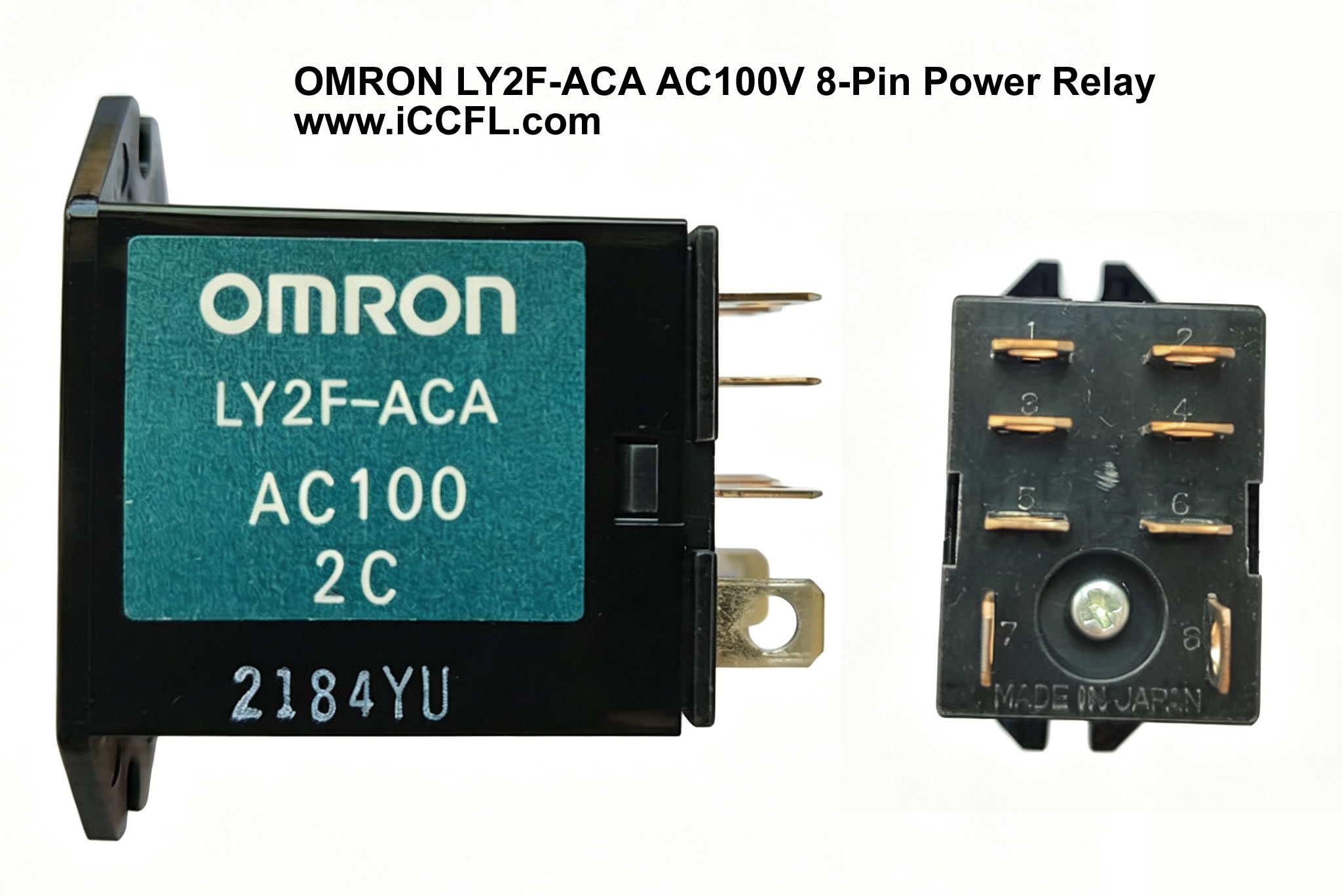 OMRON LY2F-ACA AC100V 8-Pin Power Relay OMRON LY2F-ACA AC100V 8-Pin Power Relay